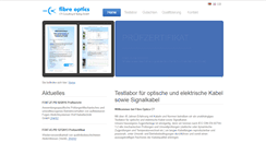 Desktop Screenshot of fibreopticsct.com